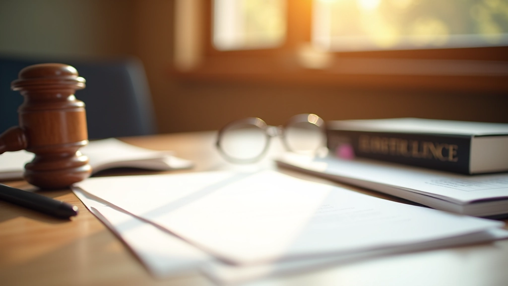 Hukuk kitapları ve kişisel veri koruma belgelerini gösteren masaüstü, KVKK ve yasal çerçeveler